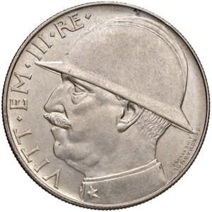 obverse: Savoia. Vittorio Emanuele III re d’Italia (1900-1946). Da 20 lire 1928/VI AG. Pagani 680. MIR 1129a. Migliore di SPL 