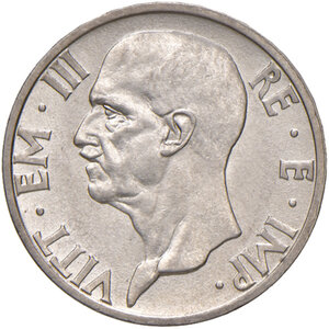 obverse: Savoia. Vittorio Emanuele III re d’Italia (1900-1946). Da 5 lire 1937/XV AG. Pagani 720. MIR 1138b.  Rara. FDC 