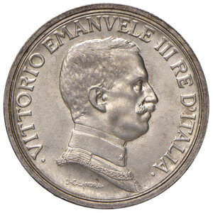 obverse: Savoia. Vittorio Emanuele III re d’Italia (1900-1946). Da 2 lire 1917 AG. Pagani 740. MIR 1142d.  Non comune. FDC 