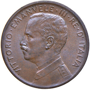 obverse: Savoia. Vittorio Emanuele III re d’Italia (1900-1946). Da 5 centesimi 1908 CU. Pagani 892. MIR 1163a. Rara. FDC 