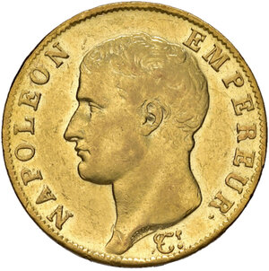obverse: Torino. Napoleone I imperatore (1804-1814). Da 40 franchi 1806 AV. Pagani 12. Rara. BB  
