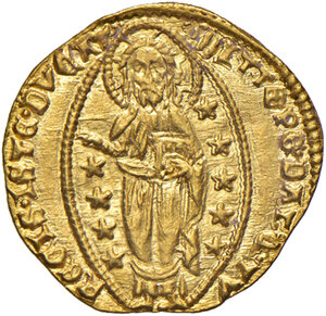 reverse: Venezia. Michele Steno (1400-1413). Ducato AV gr. 3,54. Paolucci 1. Conservazione eccezionale, q.FDC  