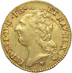 obverse: Francia. Luigi XVI (1774-1792). Luigi 1786 (Strasburgo) AV gr. 7,58. Friedberg 475.  q.SPL 