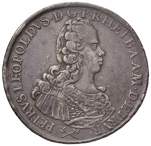 obverse: Firenze. Pietro Leopoldo di Lorena (1765-1790). Francescone 1768 AG gr. 27,19. Galeotti XII, 4/6. MIR 376/3. Patina di medagliere, BB