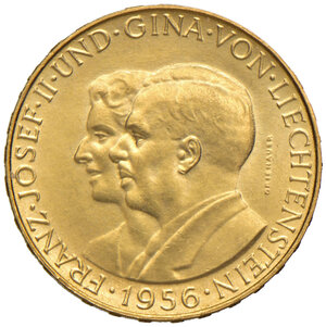 obverse: Liechtenstein. Francesco Giuseppe II (1938-1989). Da 25 franchi 1956 AV gr. 5,65. Friedberg 21. q.FDC 