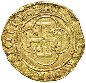 reverse: Spagna. Giovanna e Carlo (1504-1516). Scudo (Siviglia) AV gr. 3,30. Friedberg 153. q.SPL 