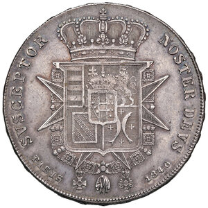 reverse: Firenze. Leopoldo II di Lorena (1824-1859). Francescone 1846 AG. Pagani 116. MIR 449/2. Buon BB 