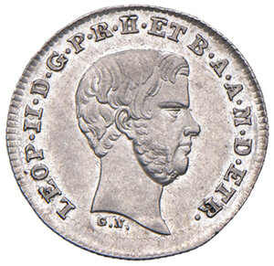 obverse: Firenze. Leopoldo II di Lorena (1824-1859). Mezzo paolo 1857 AG. Pagani 160. MIR 459/3. FDC 