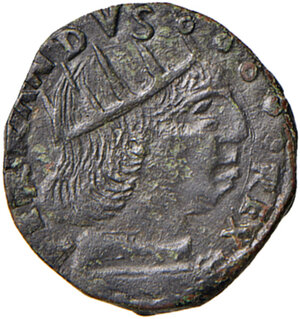 obverse: Aquila. Ferdinando I d’Aragona (1458-1494). Cavallo AE gr. 2,00. D.A. 104. MIR 95. Jordi-Vall Losera i Tarres 206. Particolarmente ben conservato, SPL 