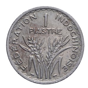 obverse: INDOCINA FRANCESE PIASTRA 1947 NI 17,88 GR. BB