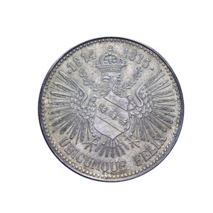 reverse: MEDAGLIA 1814-1815 NAPOLEONE SOVRANO D ELBA AG. 7 GR. 26 MM. SPL