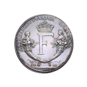 reverse: FRANCIA FRANCESCO II MEDAGLIA (CONIAZIONE POSTUMA) 1560 ABBONDANZA PUBBLICA  NC AG. 71,7 GR. 54 MM. SPL-FDC