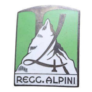 reverse: 4° REGGIMENTO ALPINI