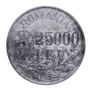 reverse: ROMANIA MIHAI I 25000 LEI 1946 AG. 12,37 GR. BB-SPL