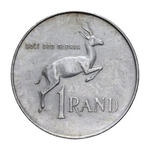 reverse: SUD AFRICA 1 RAND 1966 AG. 15,06 GR. BB+
