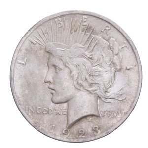 obverse: USA 1 DOLLARO 1923 PACE AG. 26,81 GR. SPL