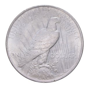 reverse: USA 1 DOLLARO 1923 PACE AG. 26,81 GR. SPL