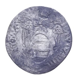 obverse: ANCONA PAOLO IV (1555-1559) GIULIO MIR. 1034 AG. 2,65 GR. MB