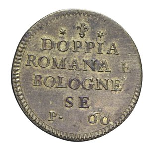 reverse: BOLOGNA PESO MONETALE DOPPIA ROMANA E BOLOGNESE 60 PAOLI 10,92 GR. SPL