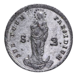 reverse: GENOVA REPUBBLICA (1814) 2 SOLDI 1814 MI 2,37 GR. FDC