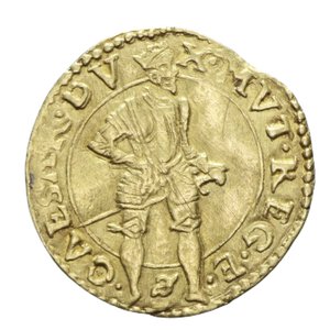 reverse: MODENA CESARE D ESTE (1597-1628) ONGARO NC AU 3,40 GR. BB