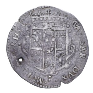 reverse: MODENA CESARE D ESTE CON LA MOGLIE VIRGINIA DE MEDICI (1598-1615) 6 BOLOGNINI R AG. 1,18 GR. BB(FORO)