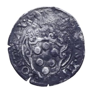 obverse: ROMA PIO IV (1559-1565) GIULIO MIR. 1055 AG. 2,92 GR. MB-BB