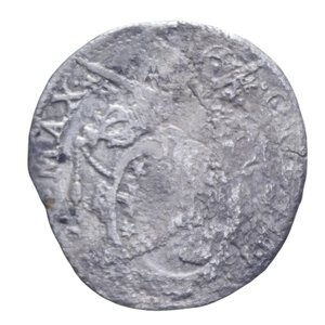 obverse: ROMA CLEMENTE VIII (1592-1605) TESTONE 1592 RARO MIR 1436/1 AG. 9,30 GR. MB/MB+