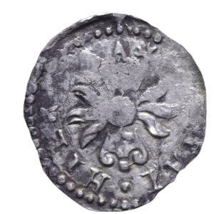 reverse: NAPOLI FILIPPO II (1554-1598) 1/2 CARLINO R AG. 1,04 GR. BB