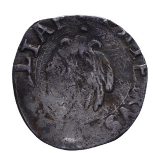 reverse: NAPOLI FILIPPO II (1554-1598) CINQUINA RRR AG. 1,36 GR. MB-BB