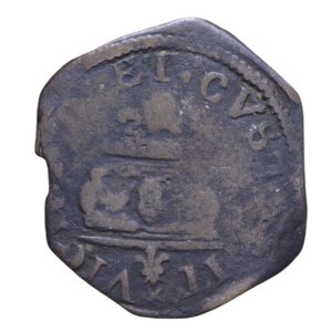 obverse: NAPOLI FILIPPO III (1598-1621) TORNESE 1620 R CU 4,13 GR. MB-BB