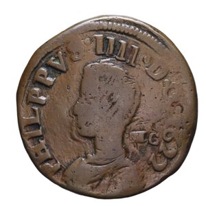 obverse: NAPOLI FILIPPO IV (1621-1665) PUBBLICA 1622 CU 12,55 GR. MB-BB/qBB