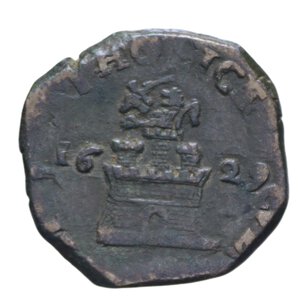 reverse: NAPOLI FILIPPO IV (1621-1665) 9 CAVALLI 1629 R CU 10,14 GR. qBB