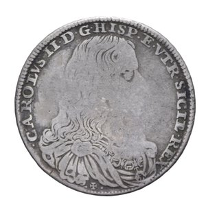 obverse: NAPOLI CARLO II (1665-1700) MEZZO DUCATO 1684 AG. 13,50 GR. MB-BB