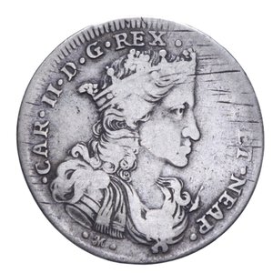 obverse: NAPOLI CARLO II (1665-1700) MEZZO DUCATO 1693 AG. 10,45 GR. qBB