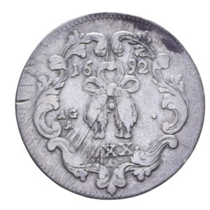 reverse: NAPOLI CARLO II (1665-1700) TARI  1692 AG. 4,27 GR. qBB
