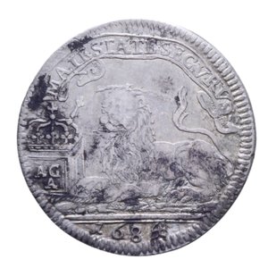 reverse: NAPOLI CARLO II (1665-1700) CARLINO 1684 AG. 2,78 GR. BB