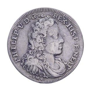 obverse: NAPOLI FILIPPO V (1700-1707) TARI  1701 R AG. 4,18 GR. BB