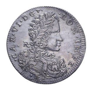 obverse: NAPOLI CARLO VI (1711-1734) TARI  1715 AG. 4,38 GR. qSPL