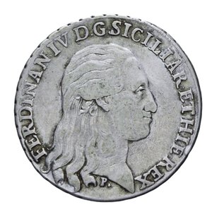 obverse: NAPOLI FERDINANDO IV (1759-1816) PIASTRA 120 GRANA 1796 9° TIPO AG. 27,32 GR. BB