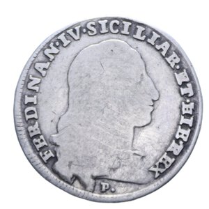 obverse: NAPOLI FERDINANDO IV (1759-1816) TARI  1790 1° TIPO RR AG. 4,25 GR. MB+/qBB