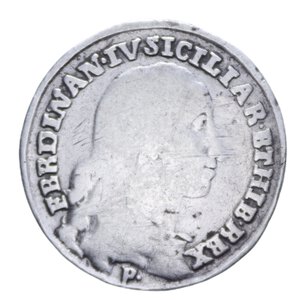 obverse: NAPOLI FERDINANDO IV (1759-1816) TARI  1795 2° TIPO NC AG. 4,28 GR. MB+/qBB