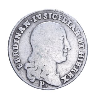obverse: NAPOLI FERDINANDO IV (1759-1816) TARI  1798 3° TIPO AG. 4,29 GR. MB+/qBB