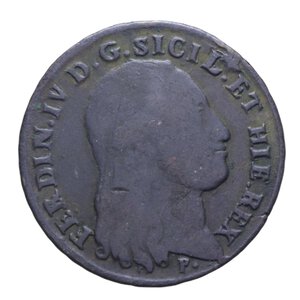 obverse: NAPOLI FERDINANDO IV (1759-1816) 8 TORNESI 1797 1° TIPO CU 14,33 GR. qBB/BB
