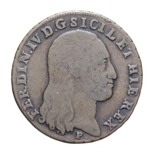 obverse: NAPOLI FERDINANDO IV (1759-1816) 8 TORNESI 1797 1° TIPO CU 15,77 GR. qBB/BB