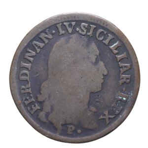 obverse: NAPOLI FERDINANDO IV (1759-1816) GRANO 12 CAVALLI 1792 CU 5,80 GR. MB+/qBB