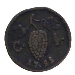 reverse: NAPOLI FERDINANDO IV (1759-1816) 4 CAVALLI 1791 4° TIPO CU 2,17 GR. qBB