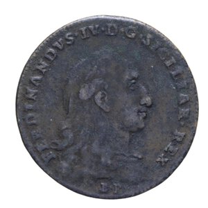 obverse: NAPOLI FERDINANDO IV REALI PRESIDI DELLA TOSCANA (1759-1816) 4 QUATTRINI 1782 NC CU 6,11 GR. BB