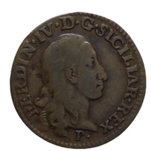 obverse: NAPOLI FERDINANDO IV REALI PRESIDI DELLA TOSCANA (1759-1816) QUATTRINO 1782 R CU 1,42 GR. qBB/BB