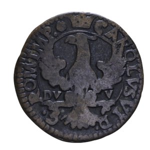 obverse: REGNO DI SICILIA PALERMO CARLO III GIA  VI (1720-1734) GRANO 1720 CU 3,45 GR. qBB